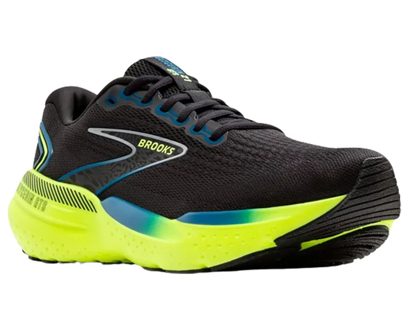Brooks Men's Glycerin GTS 21 Black/Blue/Nightlife-2