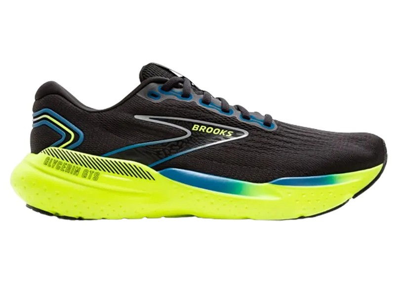 Brooks Men's Glycerin GTS 21 Black/Blue/Nightlife