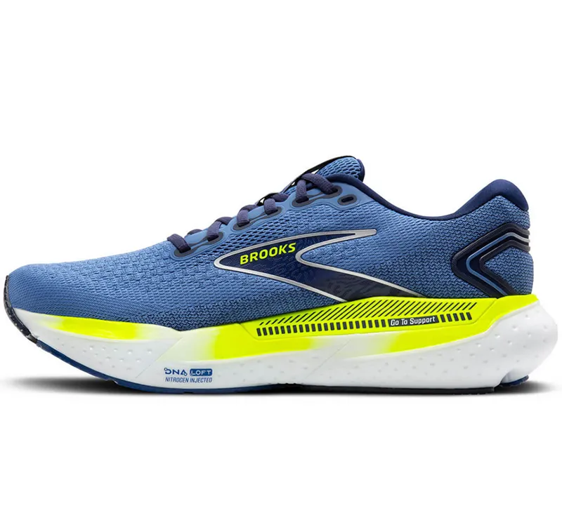 Brooks Men's Glycerin GTS 21 Blue/Peacoat/Nightlife-1