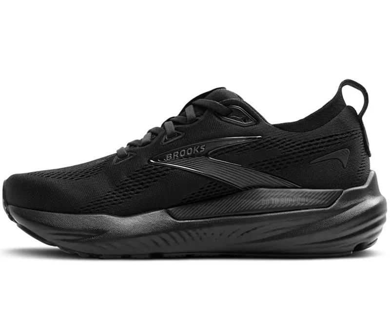 Brooks Men's Glycerin GTS 22 WIDE - Black/Black/Ebony-1