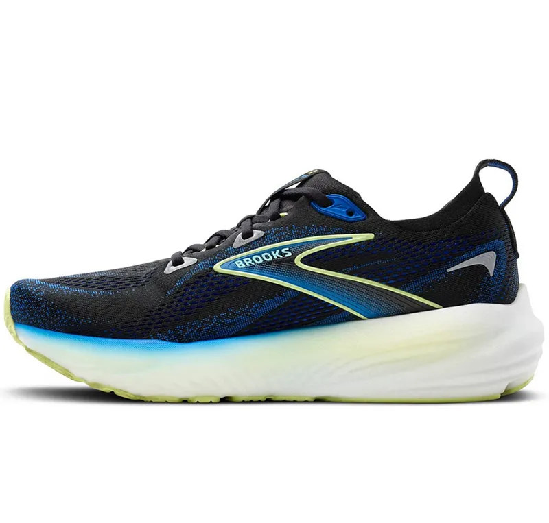 Brooks Men's Glycerin GTS 22 Black/Cobalt/Neo Yellow-1