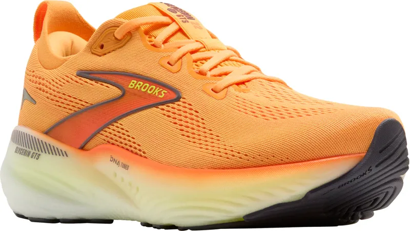 Brooks Men's Glycerin GTS 22 Orange/Nightlife/White-2