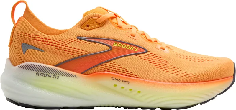 Brooks Men's Glycerin GTS 22 Orange/Nightlife/White