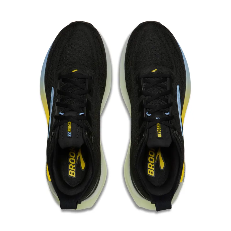 Brooks Men's Glycerin GTS 23 Black/Cyber Yellow/Nightlife-6