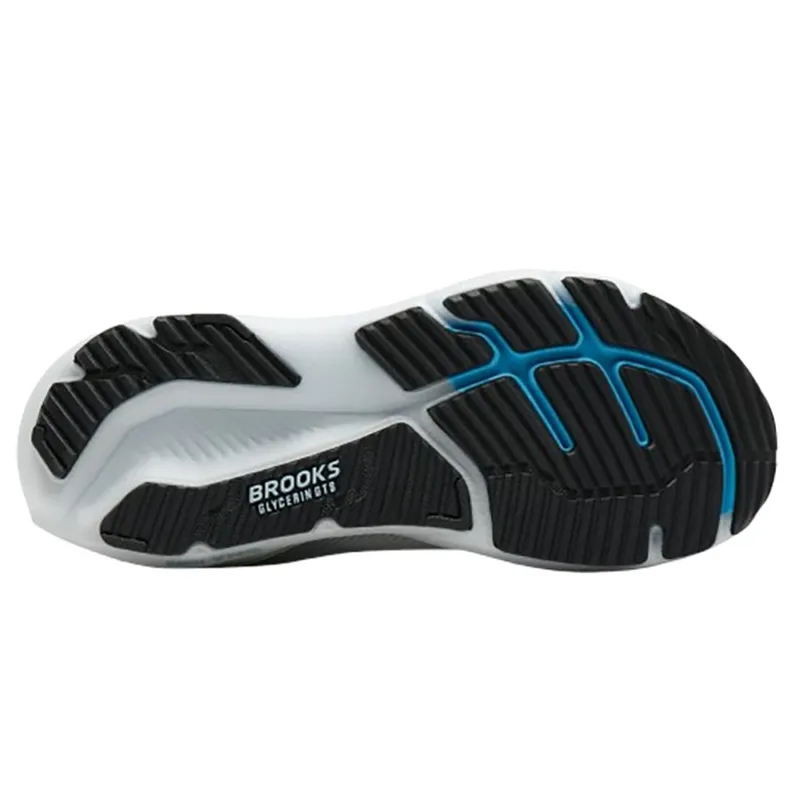 Brooks Men's Glycerin GTS 23 White/Rain/Baltic Sea-7