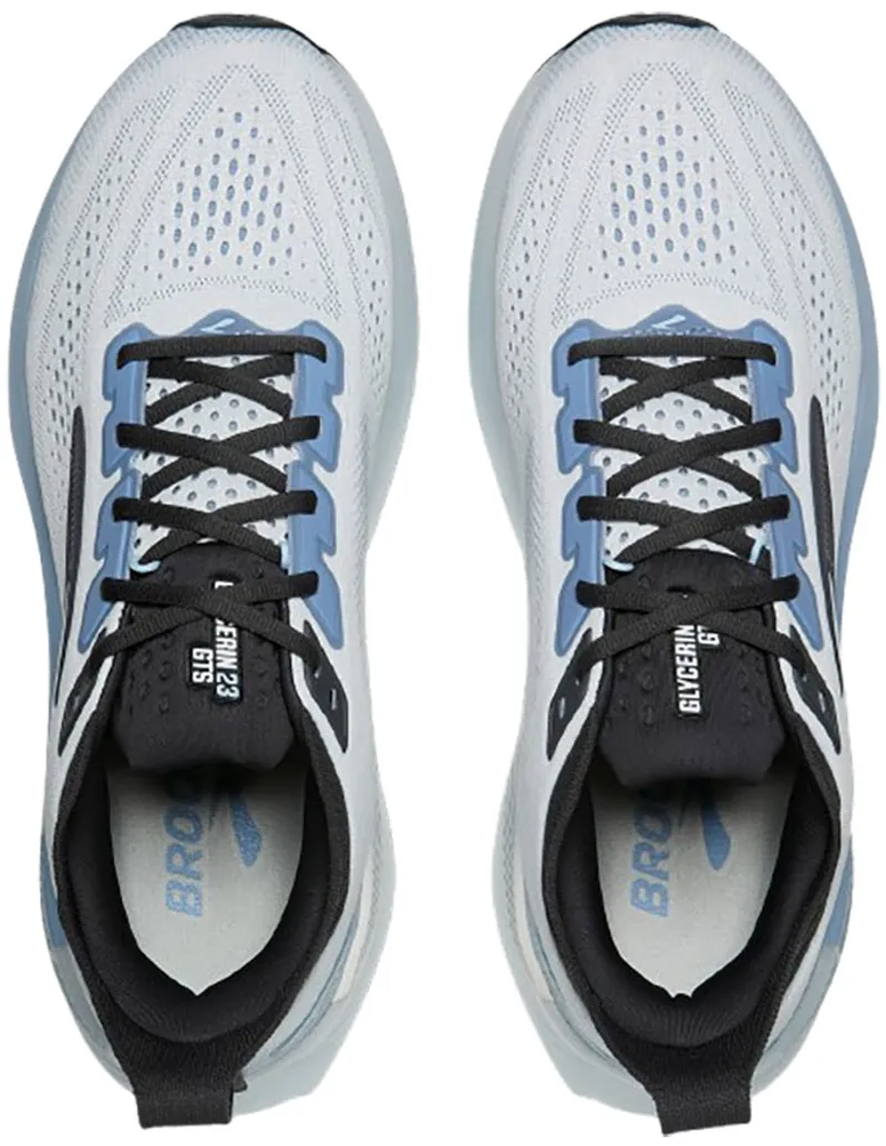 Brooks Men's Glycerin GTS 23 White/Rain/Baltic Sea-6
