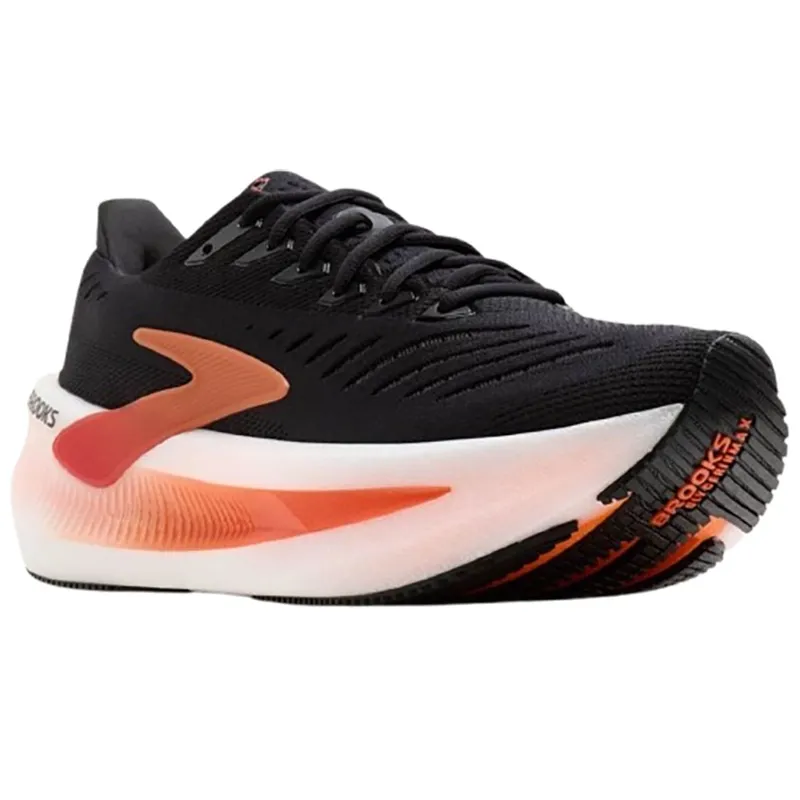 Brooks Men's Glycerin Max 2 Black/Tigerlilly/Orange-3