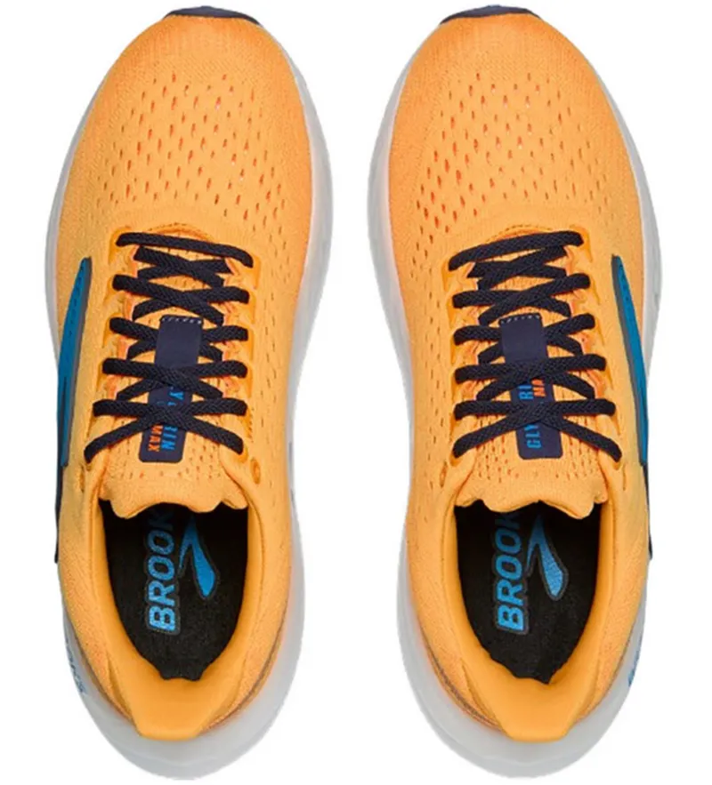 Brooks Men's Glycerin Max Blazing Orange/Blue/White-6