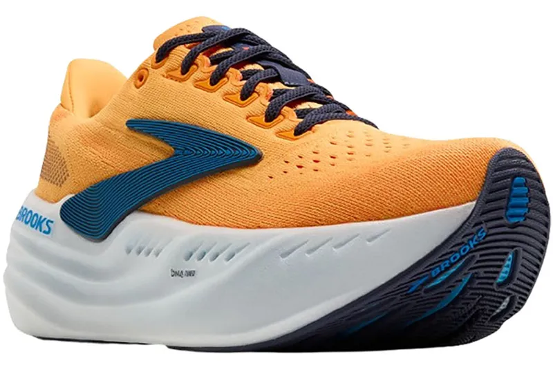 Brooks Men's Glycerin Max Blazing Orange/Blue/White-3