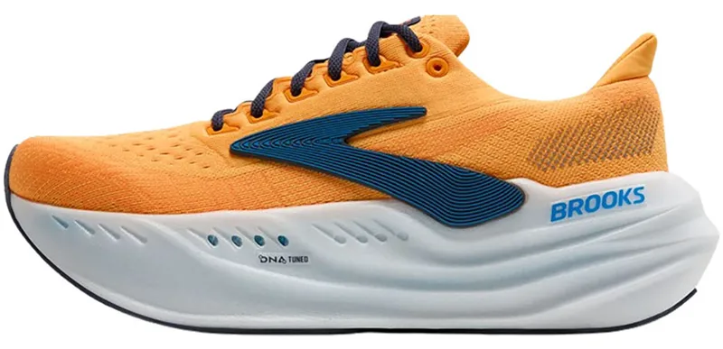 Brooks Men's Glycerin Max Blazing Orange/Blue/White-2