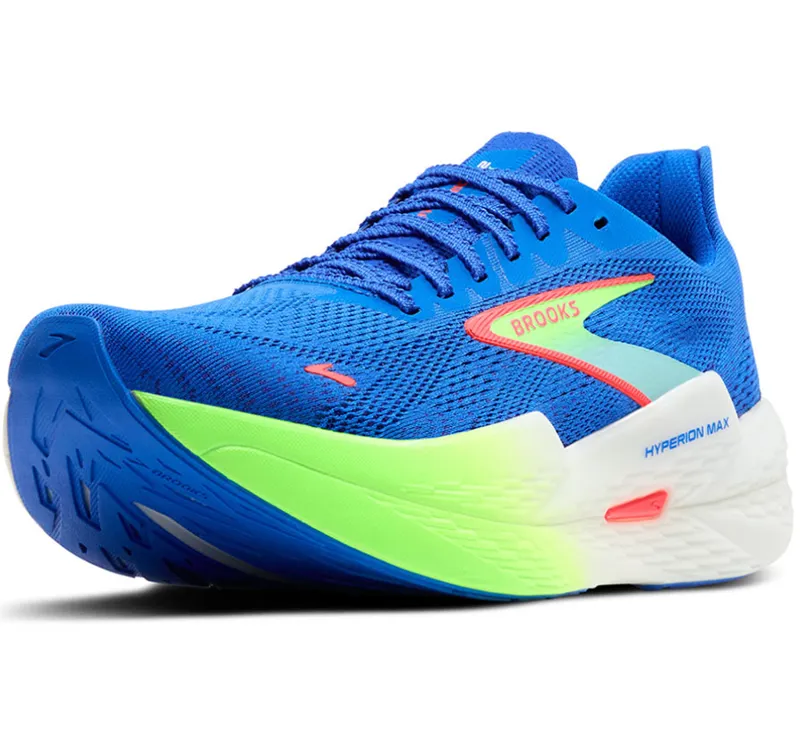 Brooks Men's Hyperion Max 2 Cobalt/Green Gecko/Limpett-3