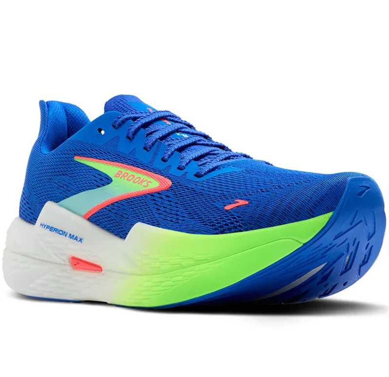 Brooks Men's Hyperion Max 2 Cobalt/Green Gecko/Limpett-2