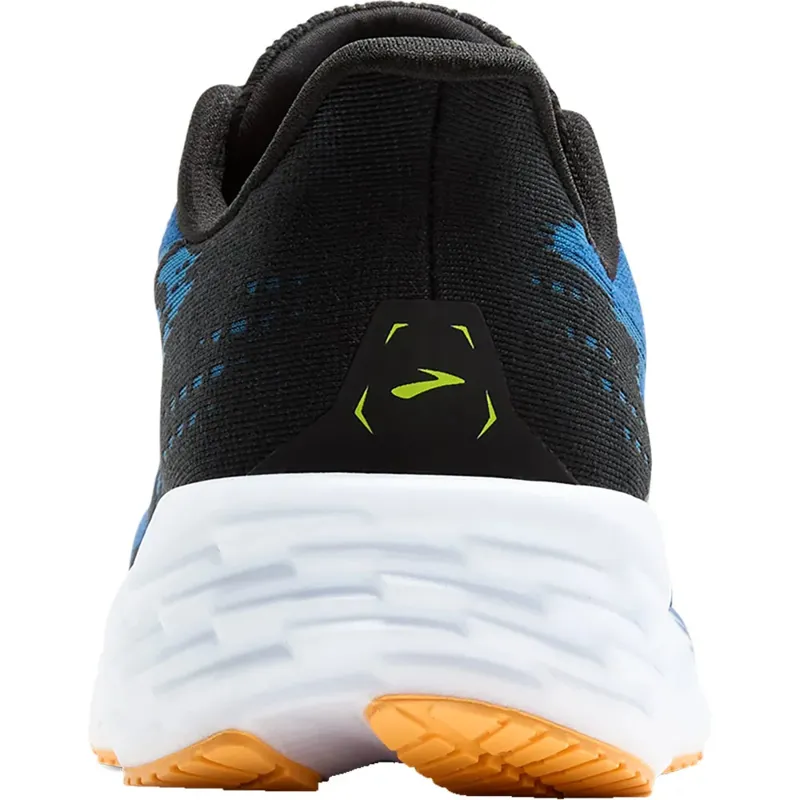 Brooks Men's Launch 11 Black/Navy Peony/Orange-4