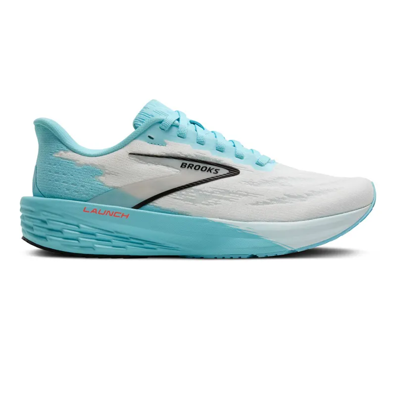 Brooks Men's Launch 11 White/Atomizer/Pink Clay