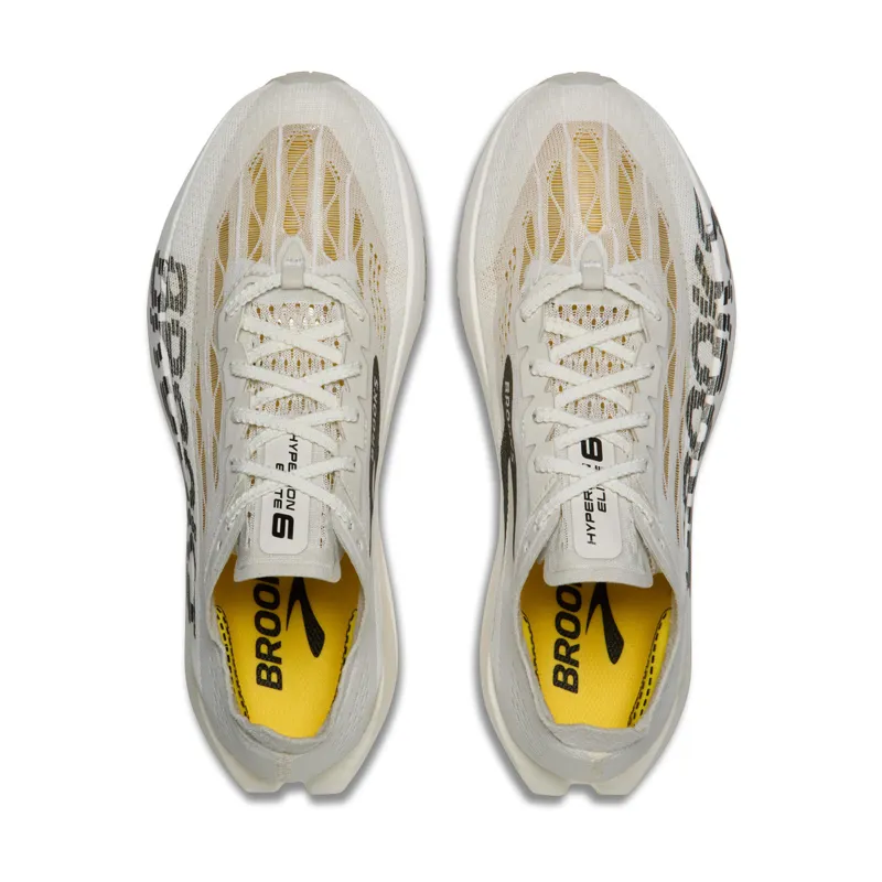 Brooks Unisex Hyperion Elite 6 Vaporous Grey/Yellow/Black-7