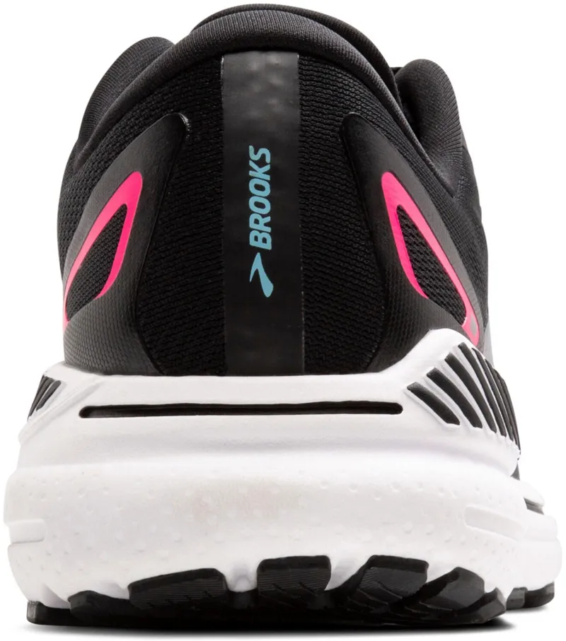 Brooks Women's Adrenaline GTS 23 GTX Black/Knockout Pink/Aqua-4