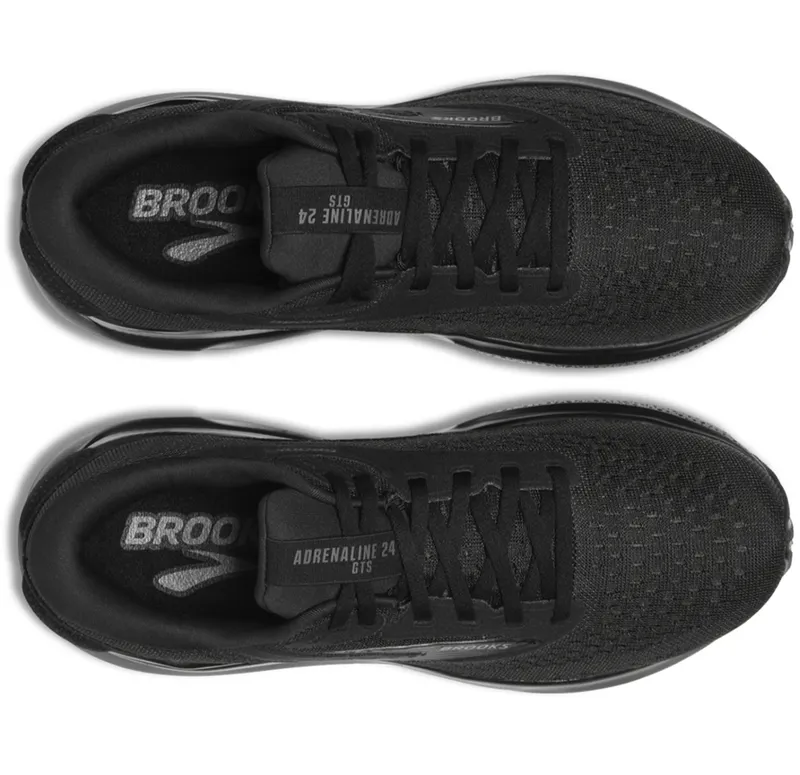 Brooks Women's Adrenaline GTS 24 Black/Black/Ebony-5