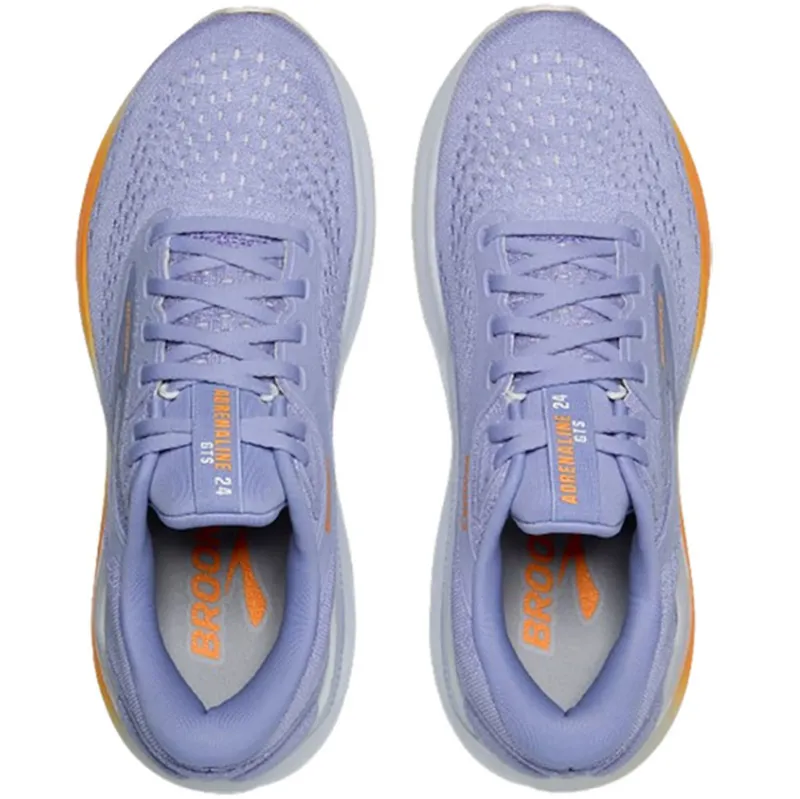 Brooks Women's Adrenaline GTS 24 Blue Heron/White/Orange-5