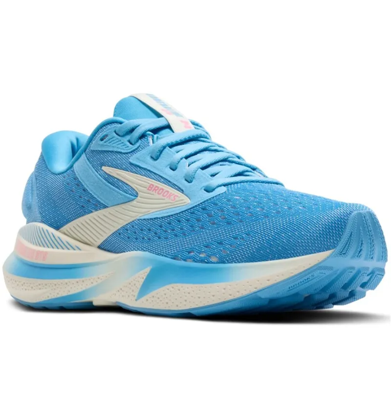Brooks Women's Adrenaline GTS 24 Bonnie Blue/Grey/Pink-2