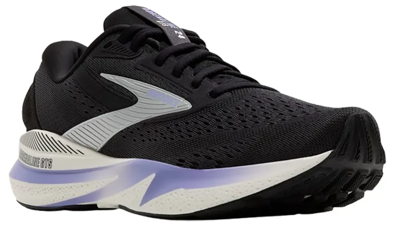 Brooks Women's Adrenaline GTS 24 Ebony/Blue Heron/Silver-3