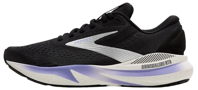 Brooks Women's Adrenaline GTS 24 Ebony/Blue Heron/Silver-1