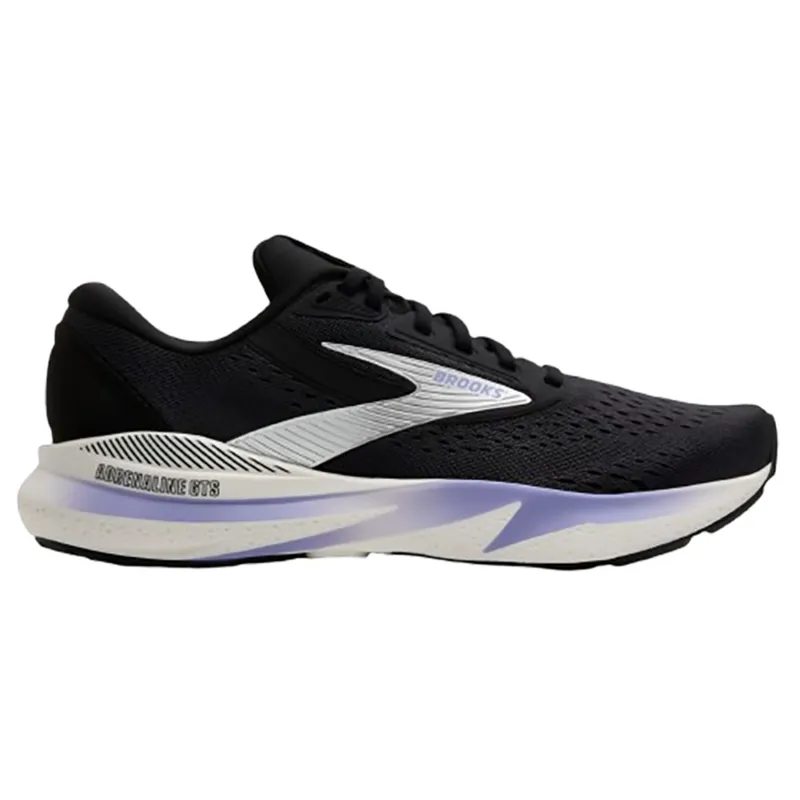 Brooks Women's Adrenaline GTS 24 Ebony/Blue Heron/Silver