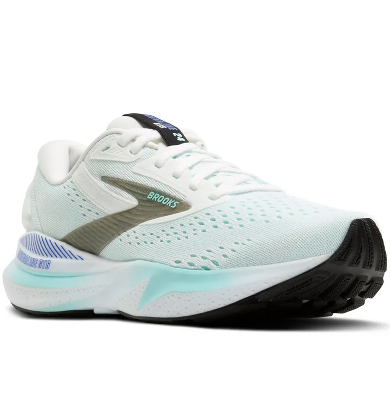 Brooks Women's Adrenaline GTS 24 White/Limpet Shell/Amparo-2
