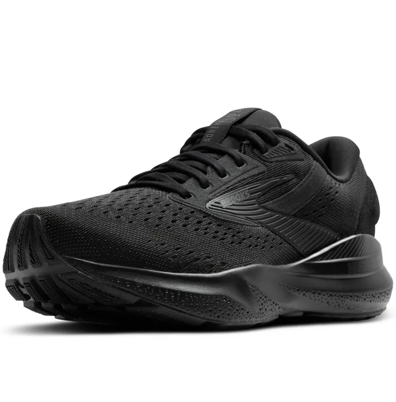 Brooks Women's Adrenaline GTS 24 WIDE - Black/Black/Ebony-3