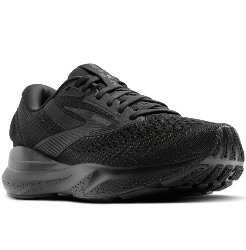 Brooks Women's Adrenaline GTS 24 WIDE - Black/Black/Ebony-2