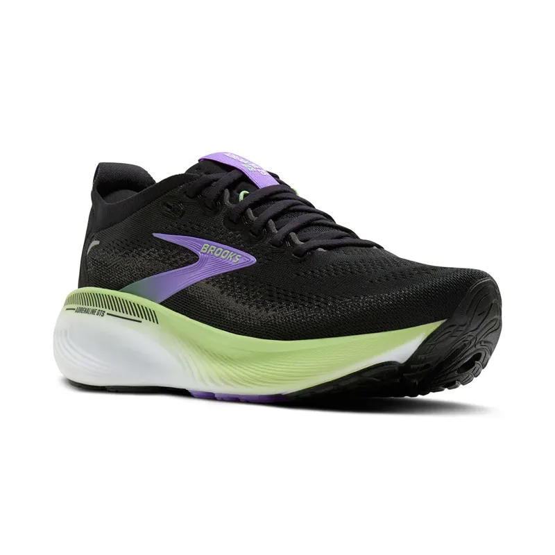 Brooks Women's Adrenaline GTS 25 Black/Blackened Pearl/Purple-3