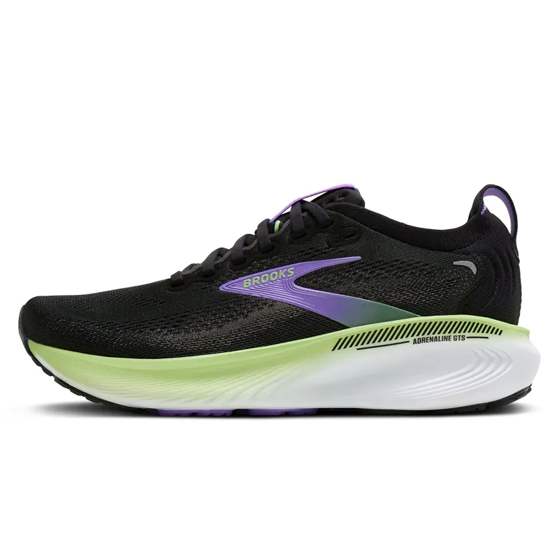 Brooks Women's Adrenaline GTS 25 Black/Blackened Pearl/Purple-1