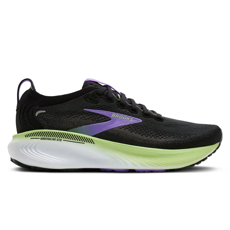 Brooks Women's Adrenaline GTS 25 Black/Blackened Pearl/Purple