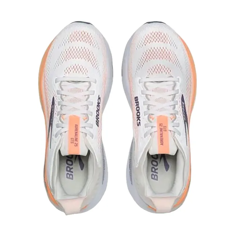 Brooks Women's Adrenaline GTS 25 Oyster Mushroom/Peach/Grape-7