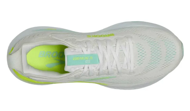Brooks Women's Adrenaline GTS 25 White/Nightlife/Yucca-4
