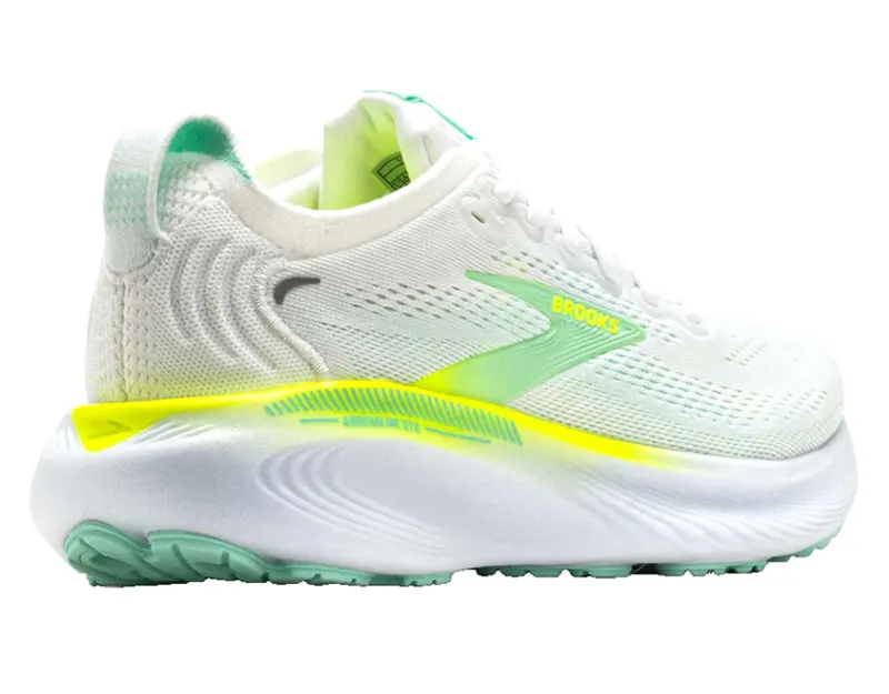 Brooks Women's Adrenaline GTS 25 White/Nightlife/Yucca-3