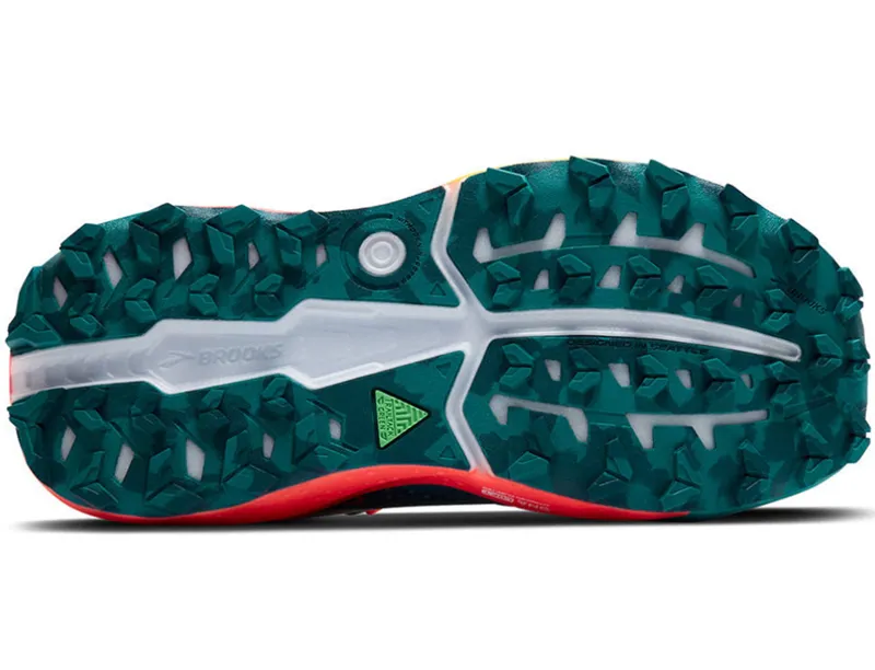 Brooks Women's Caldera 8 Blue/Quince/Flame-6