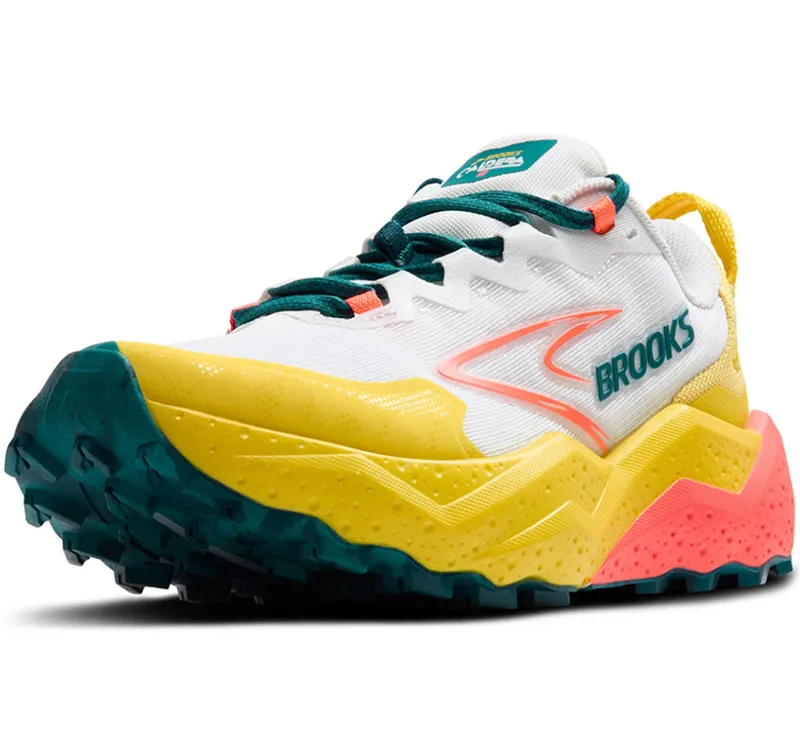 Brooks Women's Caldera 8 Blue/Quince/Flame-3