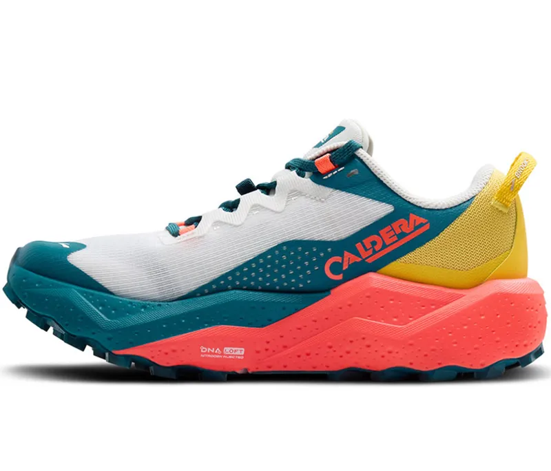 Brooks Women's Caldera 8 Blue/Quince/Flame-1