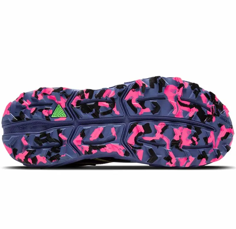 Brooks Women's Cascadia 18 GTX Grey Blue/Black/Pink-6