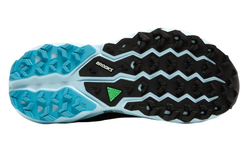 Brooks Women's Cascadia 19 GTX Black/Ebony/Blue Flower-7