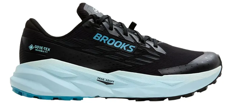 Brooks Women's Cascadia 19 GTX Black/Ebony/Blue Flower