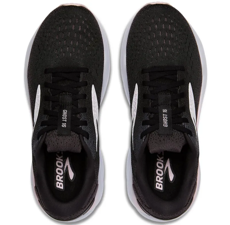 Brooks Women's Ghost 16 Black/White/Orchid Ice-5