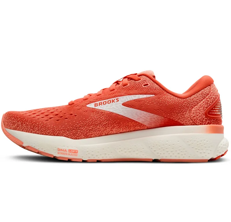 Brooks Women's Ghost 16 Coral/Desert Flower/Coconut-1
