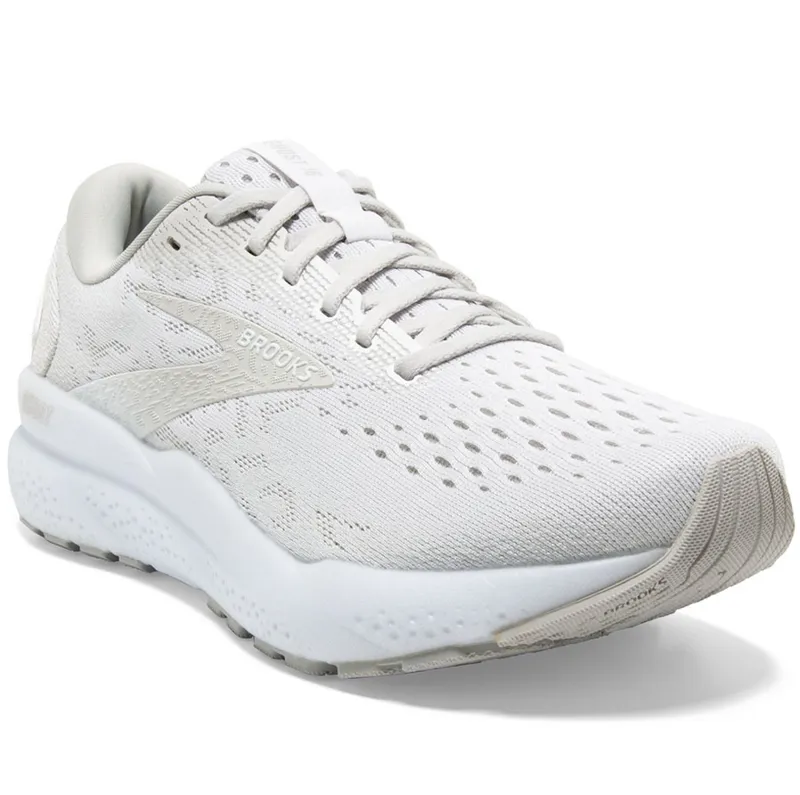 Brooks Women's Ghost 16 White/Grey-2
