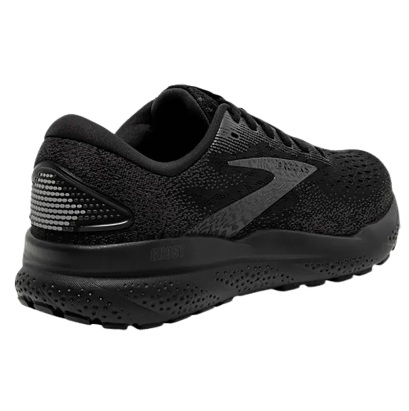 Brooks Women's Ghost 16 Running Shoes WIDE Black/Ebony-4