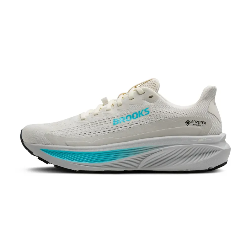 Brooks Women's Ghost 17 GTX Coconut/Oyster/Blue-1