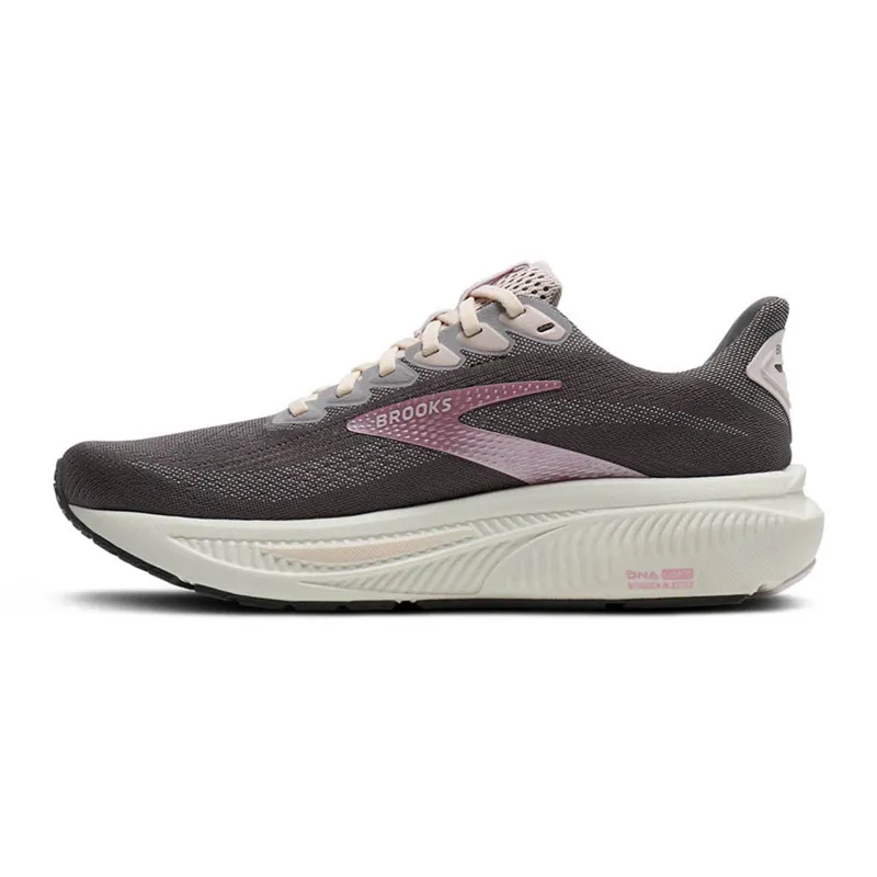 Brooks Women's Ghost 17 Poppy Seed/Pink/Bluewash-1