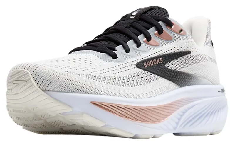 Brooks Women's Ghost 17 White/Black/Rose Gold-4