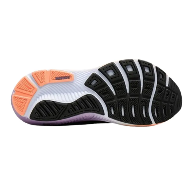 Brooks Women's Ghost 18 Black/Mulled Grape/Peach-6