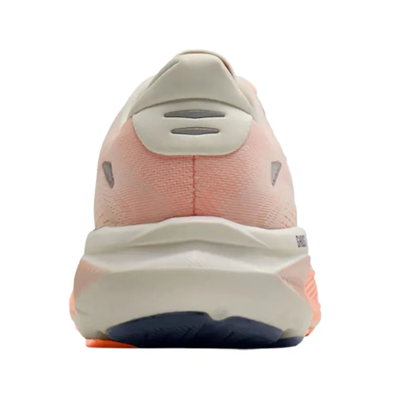 Brooks Women's Ghost 18 Star White/Cyber Peach/Grey-3